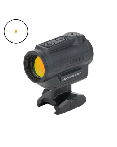 Viseur Holosun ARO OR Dot 2 MOA pour carabine avec réticule rouge vert ou or, technologie Shake Awake, autonomie 50 000 heures