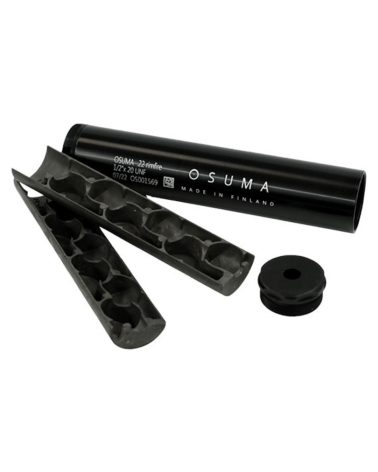 Modérateur de son Osuma .22LR filetage 1/2x28 UNEF démontable avec réduction sonore 28 à 32 dB