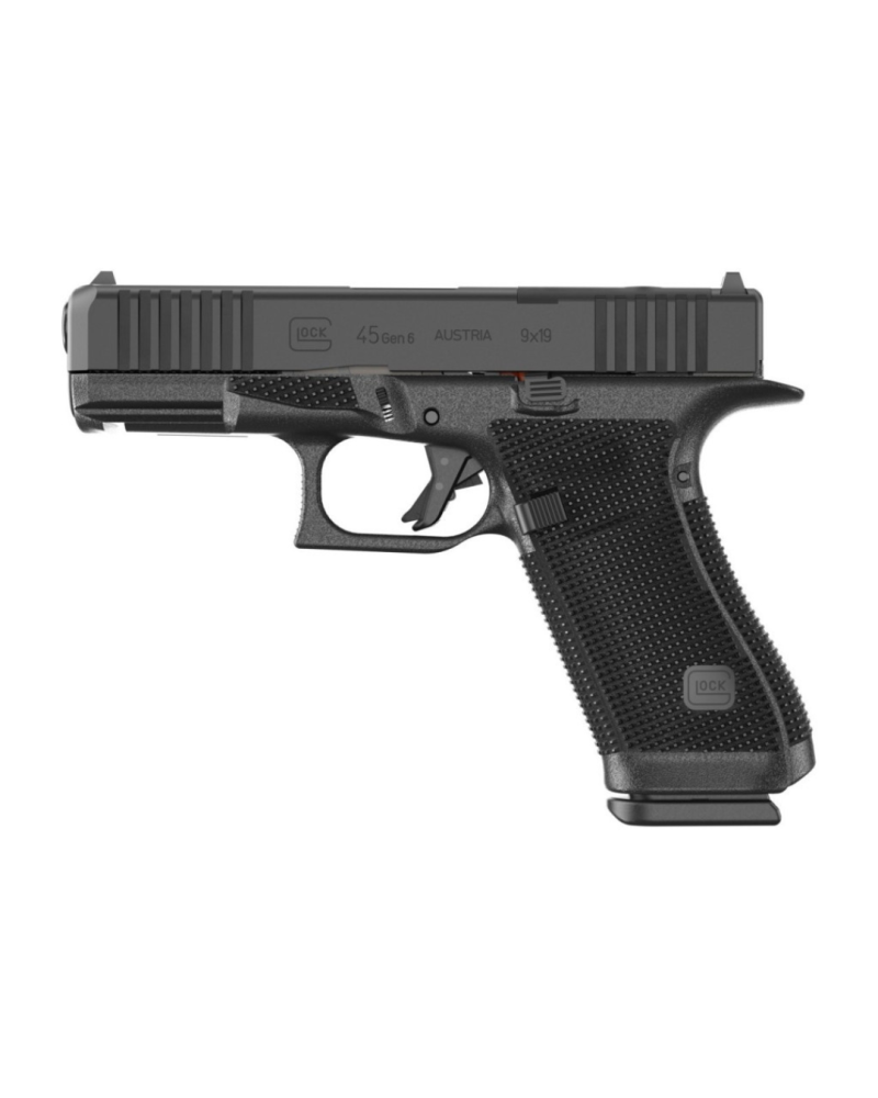 Pistolet Glock 45 Gen 6 OR FS calibre 9x19 avec système Optic Ready ORS, canon Glock Marksman Barrel