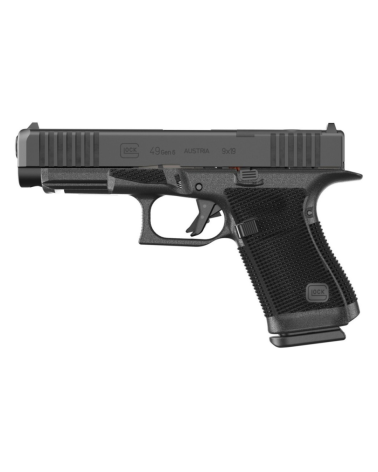 Pistolet Glock 49 Gen 6 OR FS calibre 9x19 avec système Optic Ready ORS, canon Glock Marksman Barrel