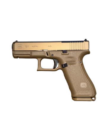 Pistolet Glock 19X MOS Coyote édition limitée calibre 9x19 avec système Optic Ready MOS