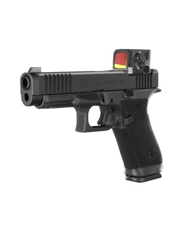 Pistolet Glock 17 Gen 6 A Cut calibre 9x19 avec viseur Aimpoint COA, plateforme full size