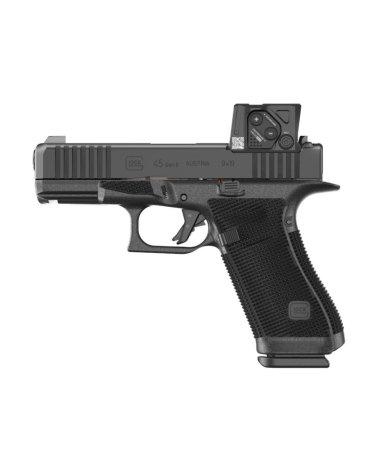 Pistolet Glock 45 Gen 6 A Cut calibre 9x19 avec viseur Aimpoint COA, plateforme crossover