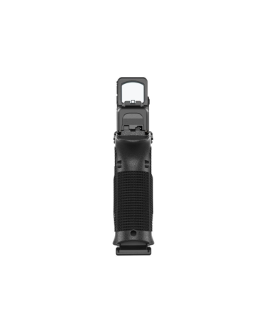 Pistolet Glock 49 Gen 6 A Cut calibre 9x19 avec viseur Aimpoint COA, plateforme crossover à culasse longue