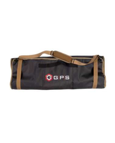 Tapis de tir GPS Coyote GPST750T entièrement rembourré avec surface antidérapante, rebord de précharge pour bipied