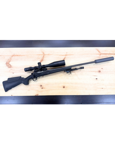 Carabine Franchi Horizon Varmint d’occasion en calibre 308 Winchester avec canon lourd fluté, lunette Tauron 5-50x60