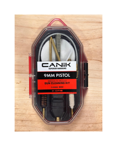 Pack Premium Canik Mete SFX FDE calibre 9x19 comprenant un point rouge Mecanik M01, une lampe Olight PL PRO Valkyrie