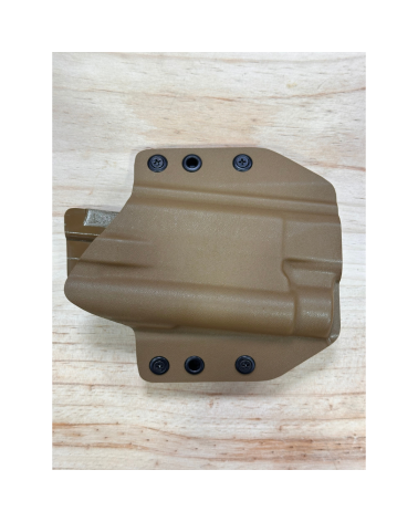 Pack Premium Canik Mete SFX FDE calibre 9x19 comprenant un point rouge Mecanik M01, une lampe Olight PL PRO Valkyrie