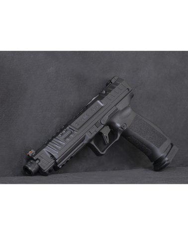 Pistolet Canik Rival S CO2 calibre .50 LTL finition Noir Darkside avec culasse métal, poignée polymère, canon fileté