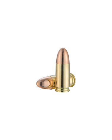 Lot de 500 cartouches Norma calibre 9x19 mm Luger avec projectile FMJ de 124 grains