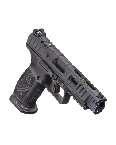 Pistolet Canik SFx Rival S Darkside 9x19 en acier forgé avec canon Match 5 pouces, détente aluminium 90°