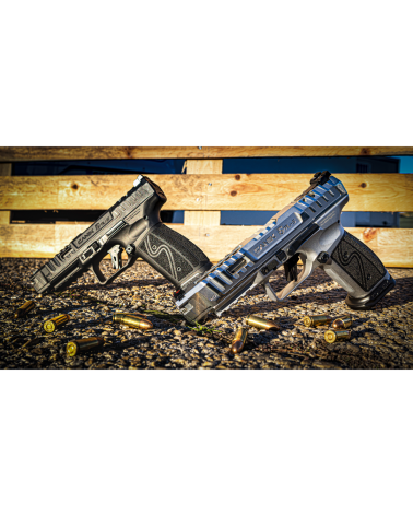 Pistolet Canik SFx Rival S Darkside 9x19 en acier forgé avec canon Match 5 pouces, détente aluminium 90°