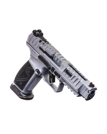 Pistolet Canik SFx Rival S Chrome 9x19 en acier forgé avec finition chrome, canon Match 5 pouces