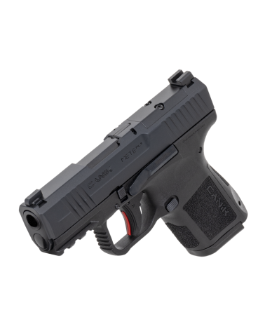 Pistolet Canik Mete MC9 Black 9x19 micro compact avec canon 3,18 pouces, culasse Optic Ready Co-Witness
