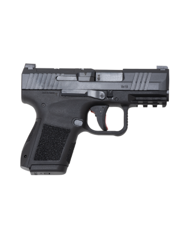 Pistolet Canik Mete MC9 Black 9x19 micro compact avec canon 3,18 pouces, culasse Optic Ready Co-Witness
