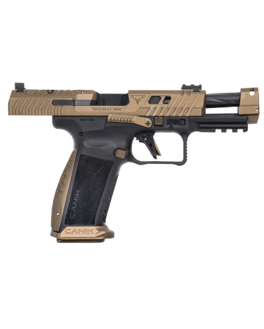 Pistolet Canik TTI Combat Bronze calibre 9x19 développé avec Taran Tactical Innovations