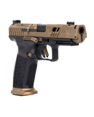 Pistolet Canik TTI Combat Bronze calibre 9x19 développé avec Taran Tactical Innovations