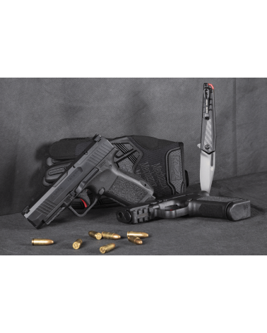 Pistolet Canik Mete MC9LS Black calibre 9x19 avec canon Long Slide de 92,5 mm, culasse Optic Ready