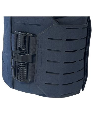 Housse de gilet pare-balles Quick Release Premium ASVP marine, fabriquée en France