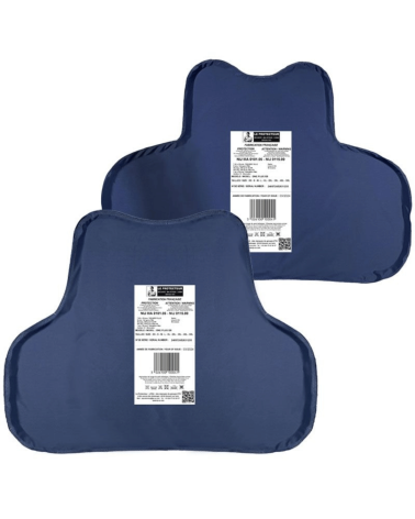 Pack balistique One Plus NIJ IIIA en Gold Shield Honeywell, anti-couteau L2 E2, anti-trauma intégré, fabriqué en France