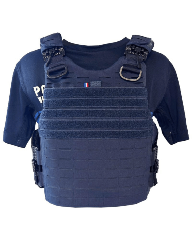 Gilet pare-balles Quick Release Premium noir Police Municipale NIJ IIIA Gold Shield Honeywell