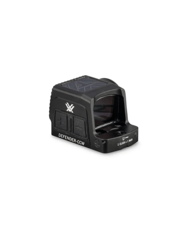 Vortex Defender CCW Solar Enclosed Micro Red Dot avec boîtier fermé, réticule multiple 3 MOA et cercle 32 MOA