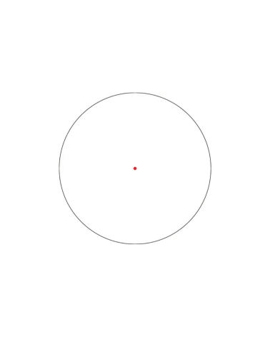 Viseur point rouge Vortex Triumph Red Dot 2 MOA avec grossissement 1x, point rouge lumineux, pile CR2032