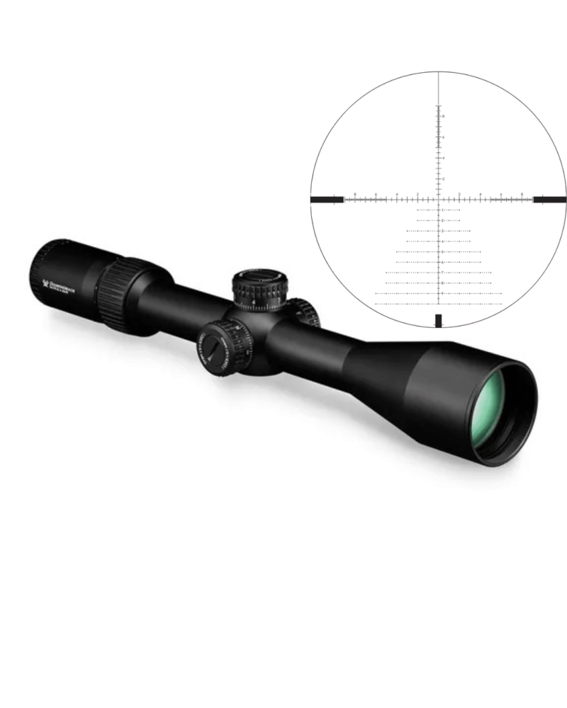 Lunette de visée Vortex Diamondback Tactical 6-24x50 FFP avec réticule EBR-2C en MRAD