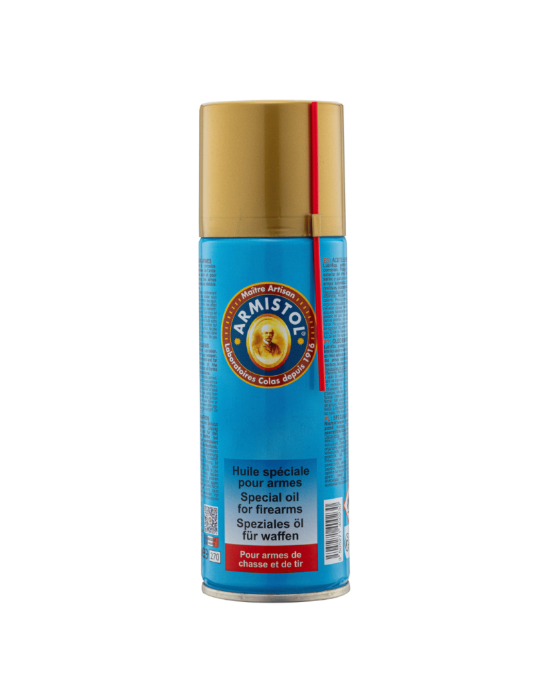 Aérosol d'huile pour armes de chez Armistol en 200ml pour l'entretien de vos armes