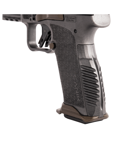 Pistolet Canik METE MC9 Prime Radian Grey 9x19 avec compensateur Radian haute performance, canon compensé intégré