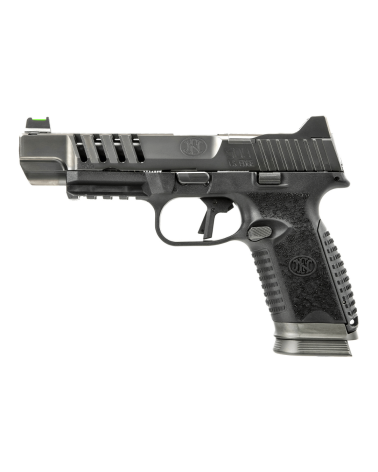 Pistolet FN 509 LS Edge NMS Noir calibre 9mm Luger de FN Herstal avec carcasse composite noire, détente Super Feather 3