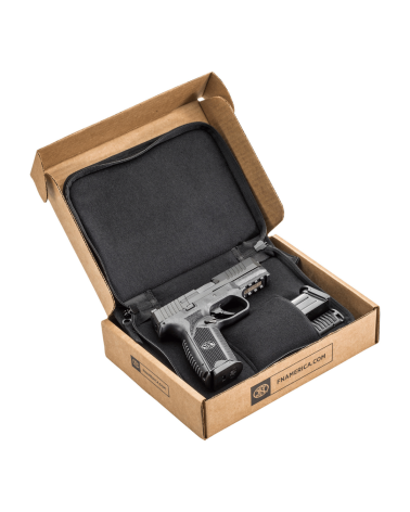 Pistolet FN 509 NMS Noir calibre 9mm Luger de FN Herstal avec carcasse composite noire, détente Super Feather 3