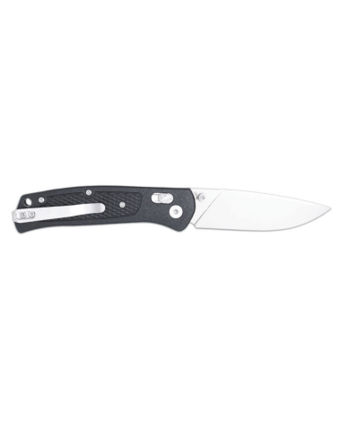 Couteau pliant Cobratec EDC Scout Black avec lame Drop Point de 79 mm en acier VG10 finition satin