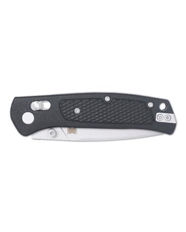 Couteau pliant Cobratec EDC Scout Black avec lame Drop Point de 79 mm en acier VG10 finition satin