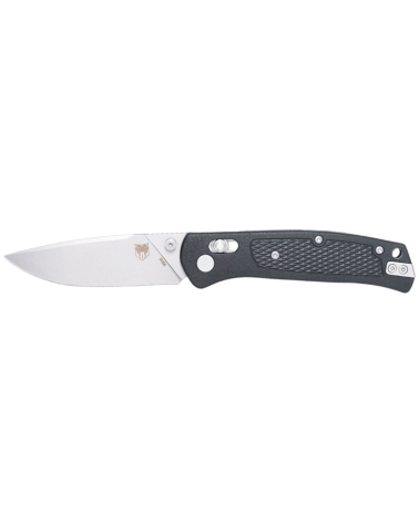 Couteau pliant Cobratec EDC Scout Black avec lame Drop Point de 79 mm en acier VG10 finition satin