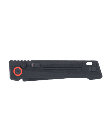 Couteau automatique Cobratec Inferno Black avec lame Tanto noire de 89 mm en acier D2