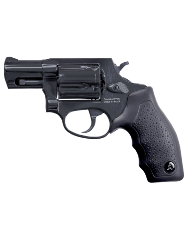 Revolver Taurus Modèle 605 Black en calibre .357 Magnum avec carcasse acier finition noire, canon de 2 pouces