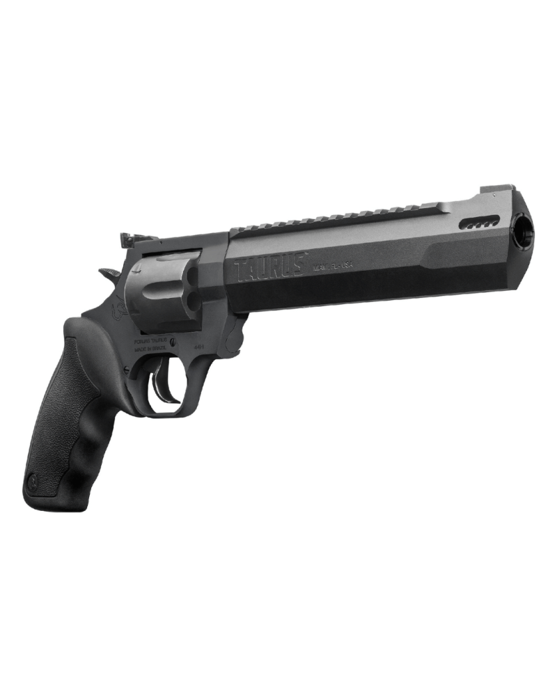 Revolver Taurus Raging Hunter Mod 44H en calibre .44 Magnum avec canon compensé de 212 mm, finition noire mate
