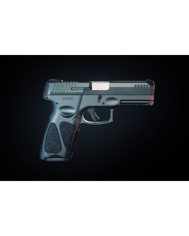 Pistolet Taurus G3 Black en calibre 9x19 mm avec carcasse polymère, système Restrike Fire, canon de 101,6 mm
