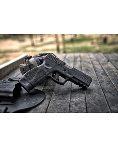 Pistolet Taurus G3 Black en calibre 9x19 mm avec carcasse polymère, système Restrike Fire, canon de 101,6 mm