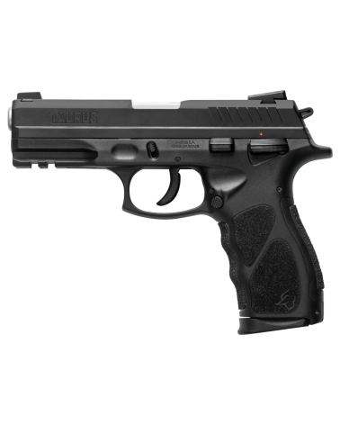 Pistolet Taurus TH9 Black en calibre 9x19 mm avec fonctionnement SA/DA, commandes ambidextres, canon de 108 mm