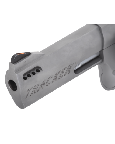 Revolver Taurus 627 Tracker New Gen en calibre .357 Magnum avec canon compensé de 4 pouces, finition Stainless