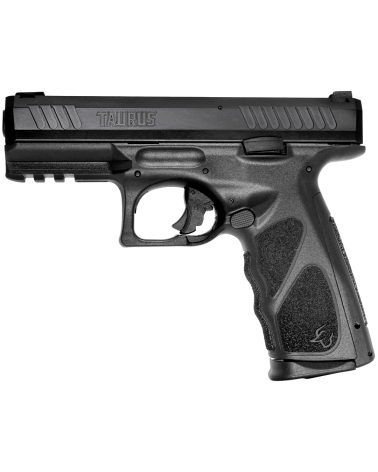 Pistolet Taurus TS9 Black en calibre 9x19 mm avec système striker, commandes ambidextres, canon de 102 mm