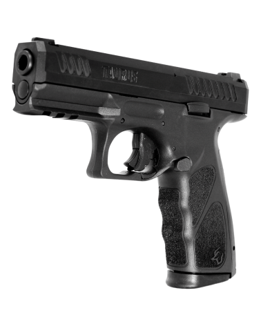Pistolet Taurus TS9 Black en calibre 9x19 mm avec système striker, commandes ambidextres, canon de 102 mm
