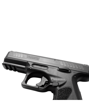 Pistolet Taurus TS9 Black en calibre 9x19 mm avec système striker, commandes ambidextres, canon de 102 mm