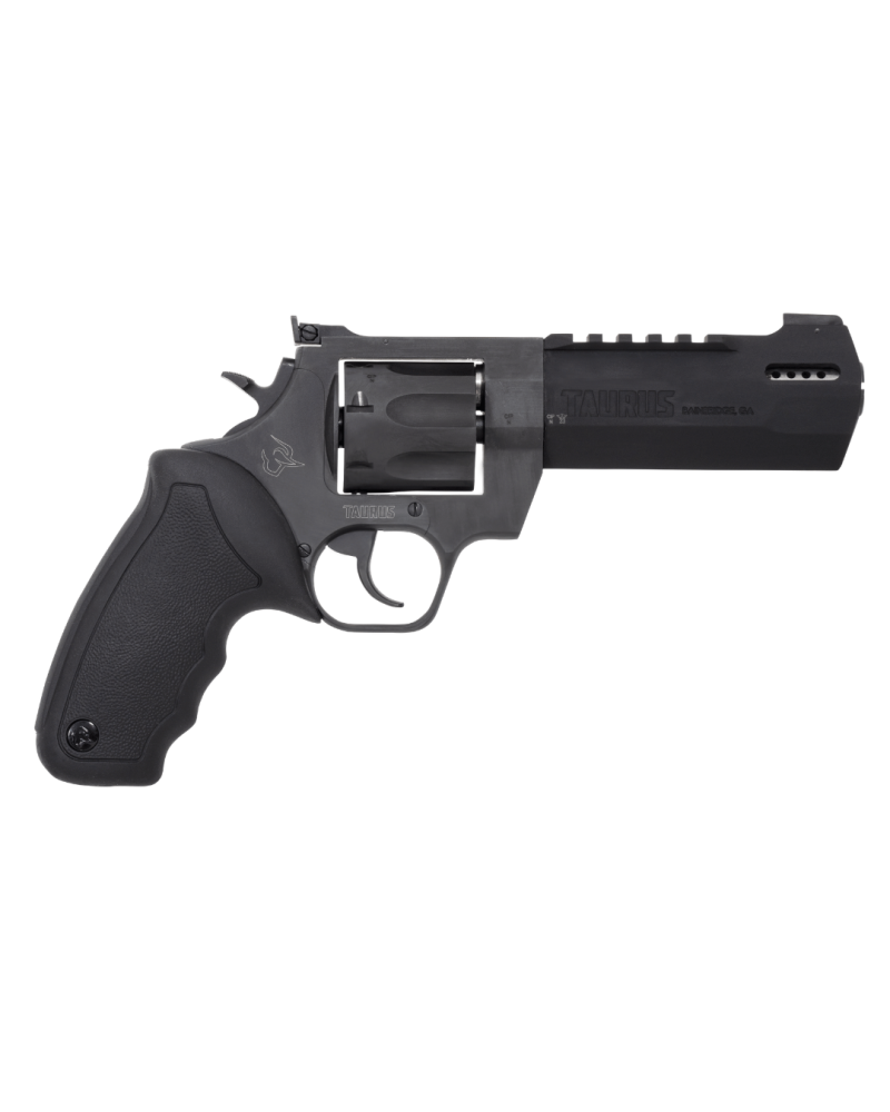Revolver Taurus Raging Hunter 44 Magnum Black Mat avec canon compensé de 130 mm, barillet 6 coups, poignée ergonomique
