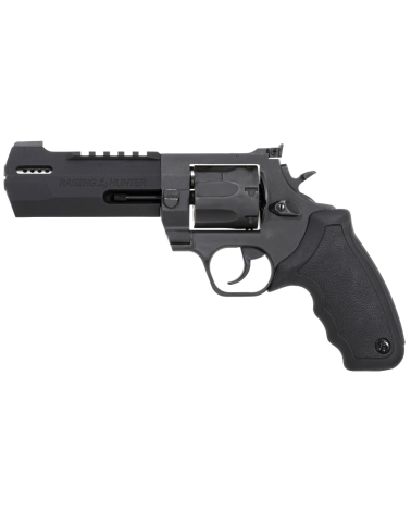 Revolver Taurus Raging Hunter 357 Magnum Black Mat avec canon compensé de 130 mm, barillet 7 coups, poignée ergonomique