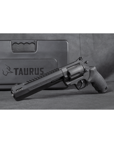 Revolver Taurus Raging Hunter 460 S&W Magnum Black Mat avec canon compensé de 212 mm, barillet 5 coups