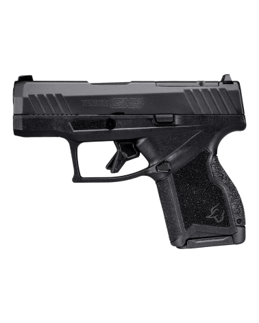 Pistolet Taurus GX4 Toro Black en calibre 9x19 mm micro-compact avec plateforme Optic Ready, canon de 77,9 mm
