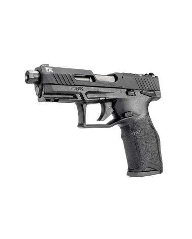 Pistolet Taurus TX22 Toro 22LR Optic Ready avec empreinte RMS-C, canon lourd fileté 1/2x28, rail Picatinny, capacité 10+1